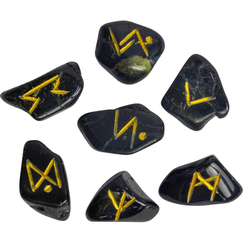 Rune Set Black Tourmaline (Each)
