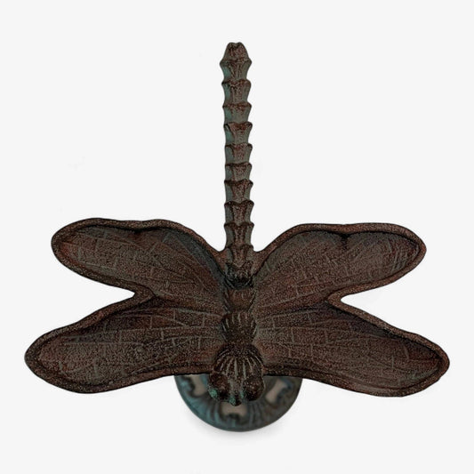 Dragonfly Bird Feeder, Cast Iron Pedestal for Patio or Garden