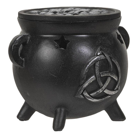 Triquetra Cauldron Incense Burner