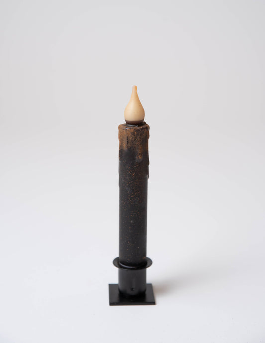 4 inch Battery Operated LED Timer Taper Candles