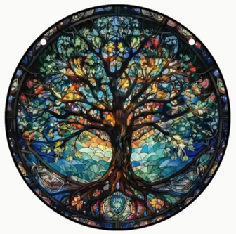Acrylic Suncatcher - Tree of Life
