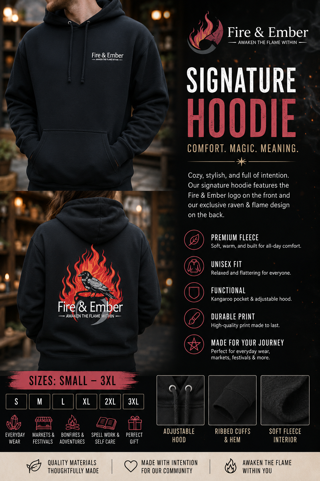 Fire & Ember Signature Hoodie