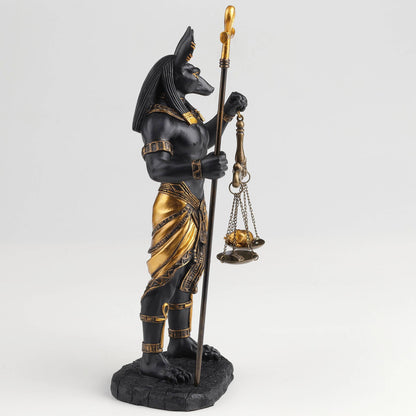 Anubis Holding Ankh and Scale