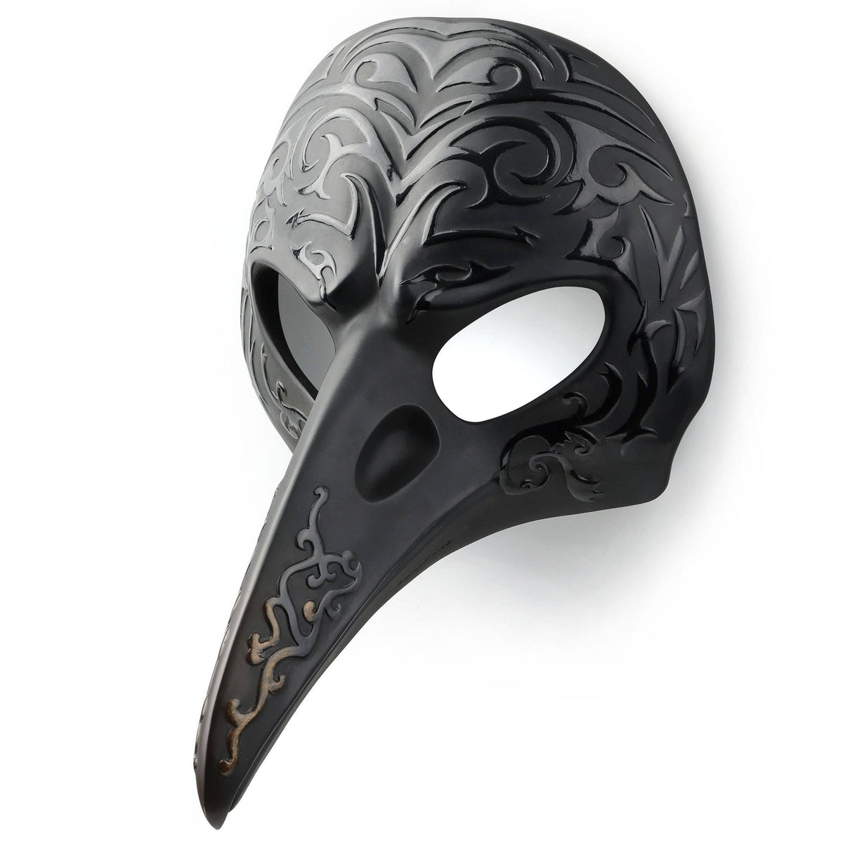5 1/2 Inches Patterned Crow Beak Mask Wall Plaque