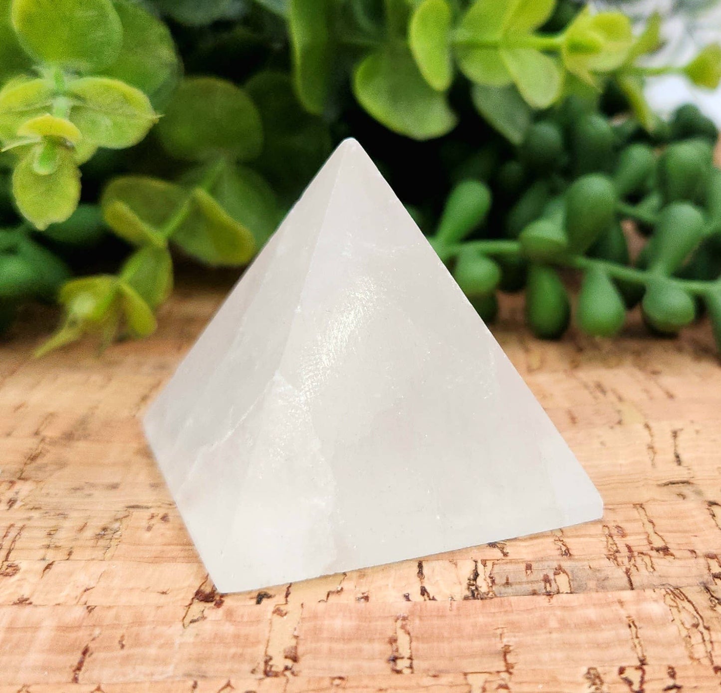 Selenite Pyramid Charging/Cleansing - Approximate Size 4-5cm