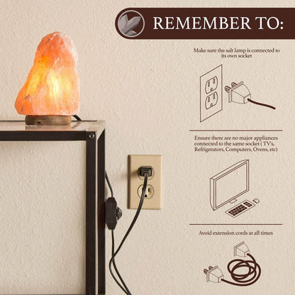 Original Himalayan Salt Rock Lamp (Large)
