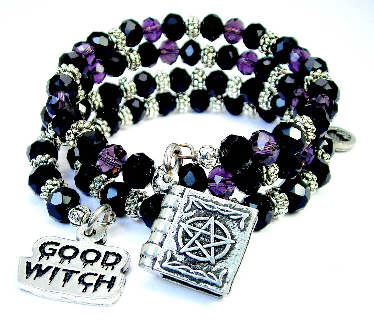 Good Witch Crystal bracelet set Wiccan