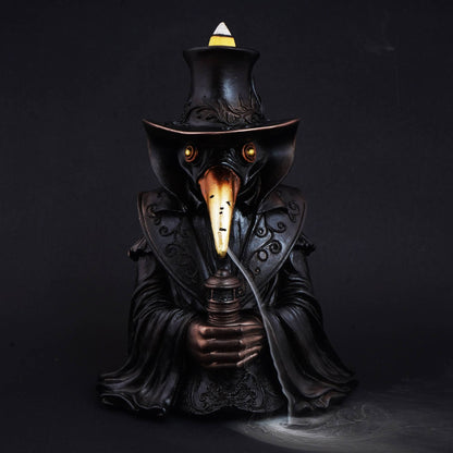 Plague Doctor Back Flow Incense Burner