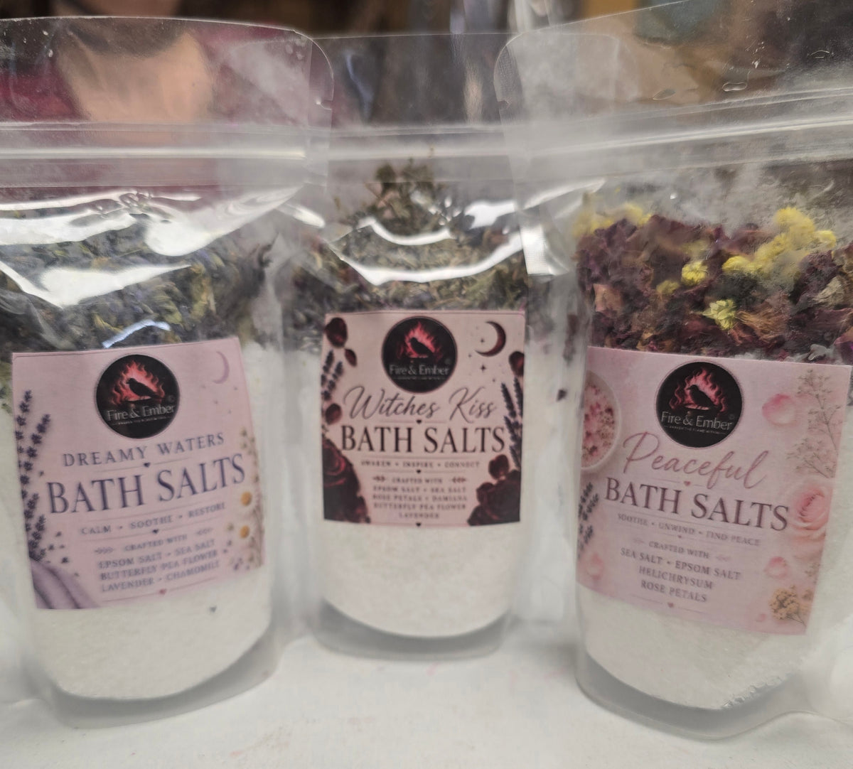 Bath Salts Bulk Size + Essential Oil Scents Skin Softening