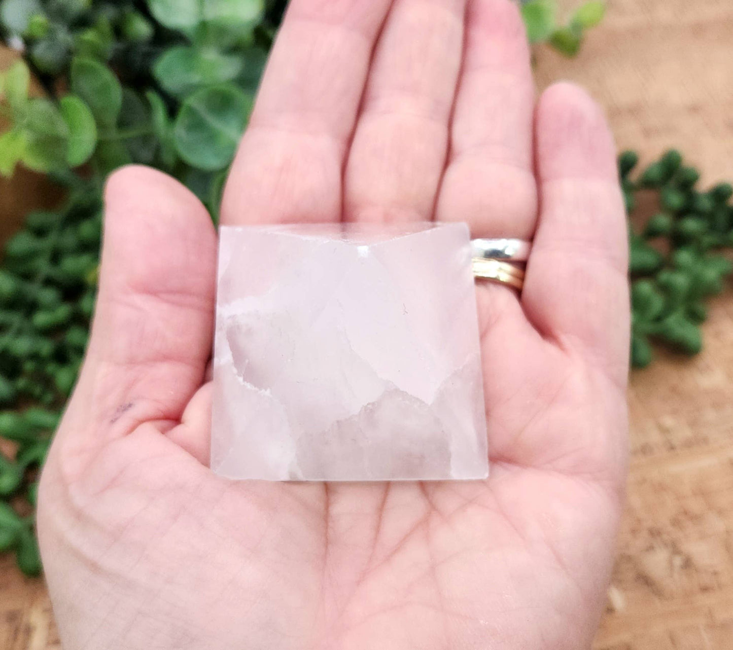Selenite Pyramid Charging/Cleansing - Approximate Size 4-5cm