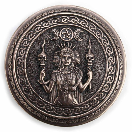 2 1/8 Inches Hecate Goddess Of Chthonic Trinket Box CCB