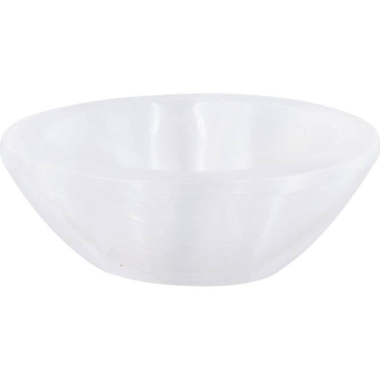 Gemstone Carving Large Bowl White Selenite (Each)