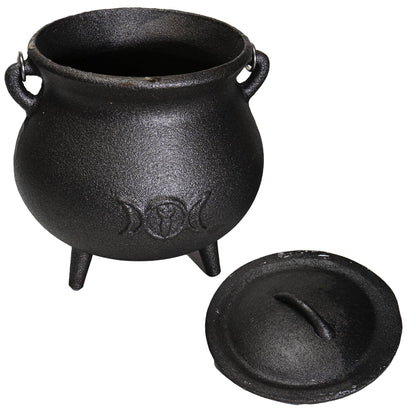 Triple Moon Goddess Cauldron HUGE 19cm