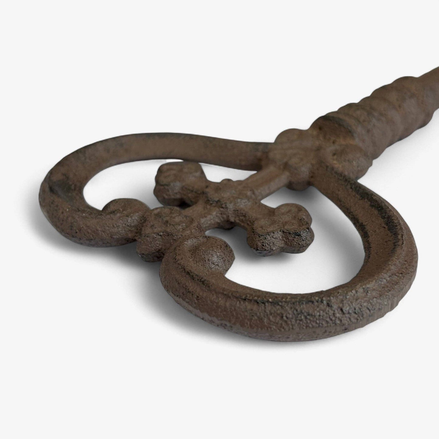 Decorative Skeleton Key, Oversized Cast Iron Wall Hanging, 11"