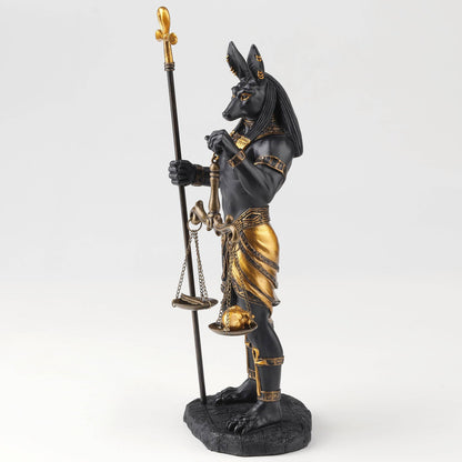 Anubis Holding Ankh and Scale