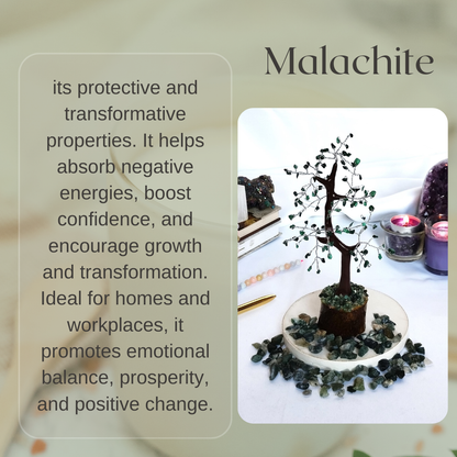 Gemstone Tree | Malachite | Crystal Tree of Life