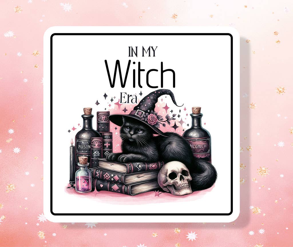 In My Witch Era Cat Vinyl Sticker Metaphysical
