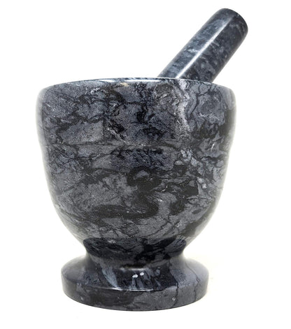 Black Marble Mortar & Pestle