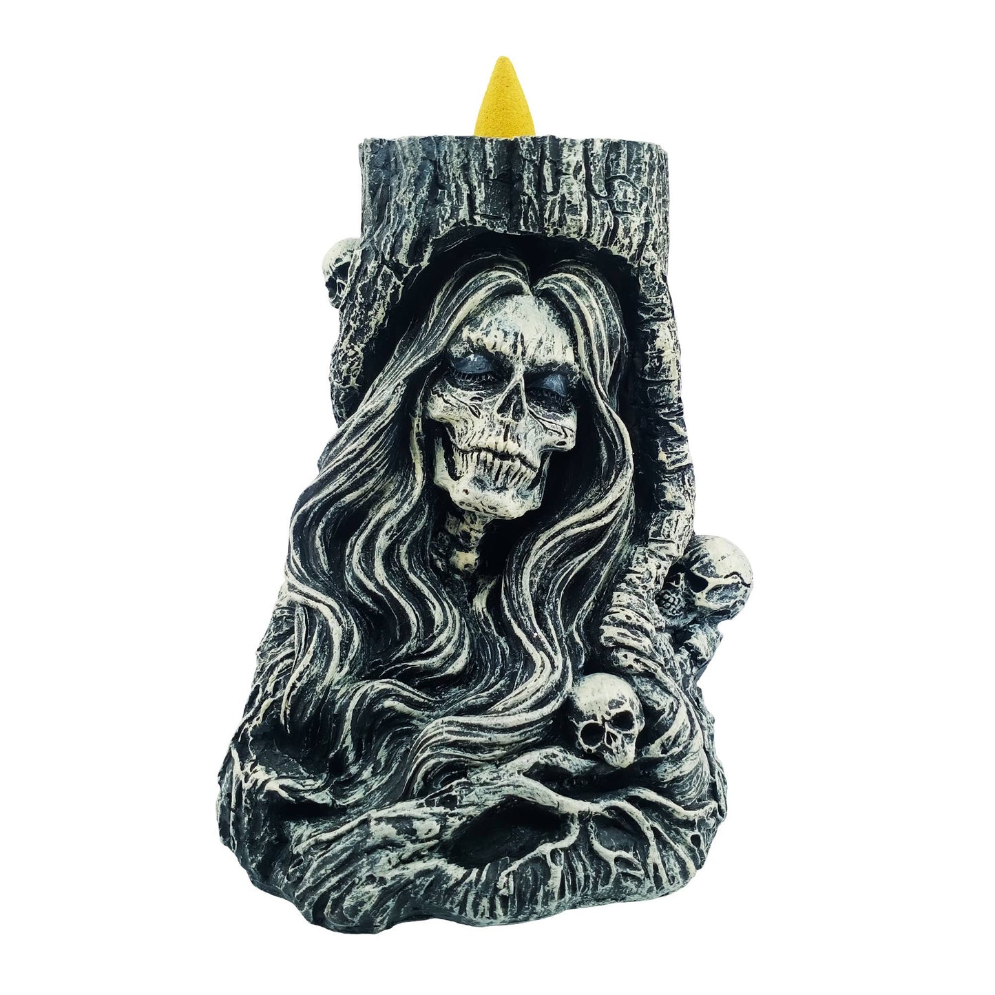 Woman Reaper Back Flow Incense Burner
