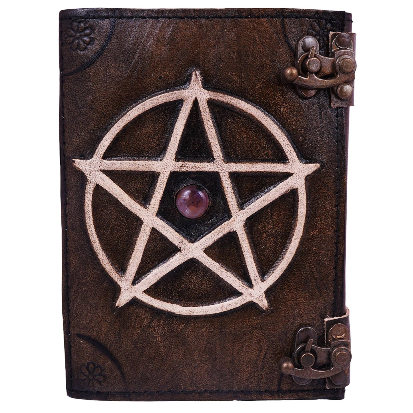 Pentagram Leather Embossed Journal
