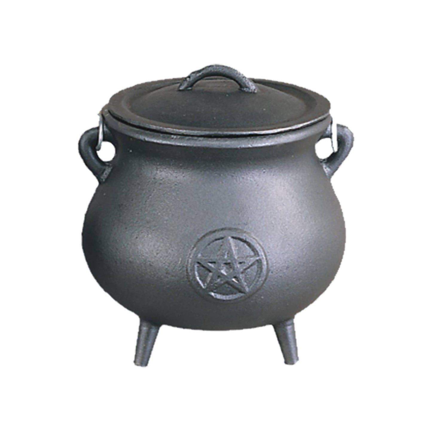 Cast Iron Cauldron - Pentagram (7 in.)