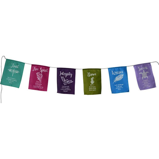 Affirmation Prayer Flags - Hand-Crafted in USA