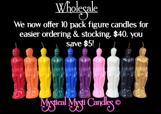 10 Pack Figure Candles FEMALE