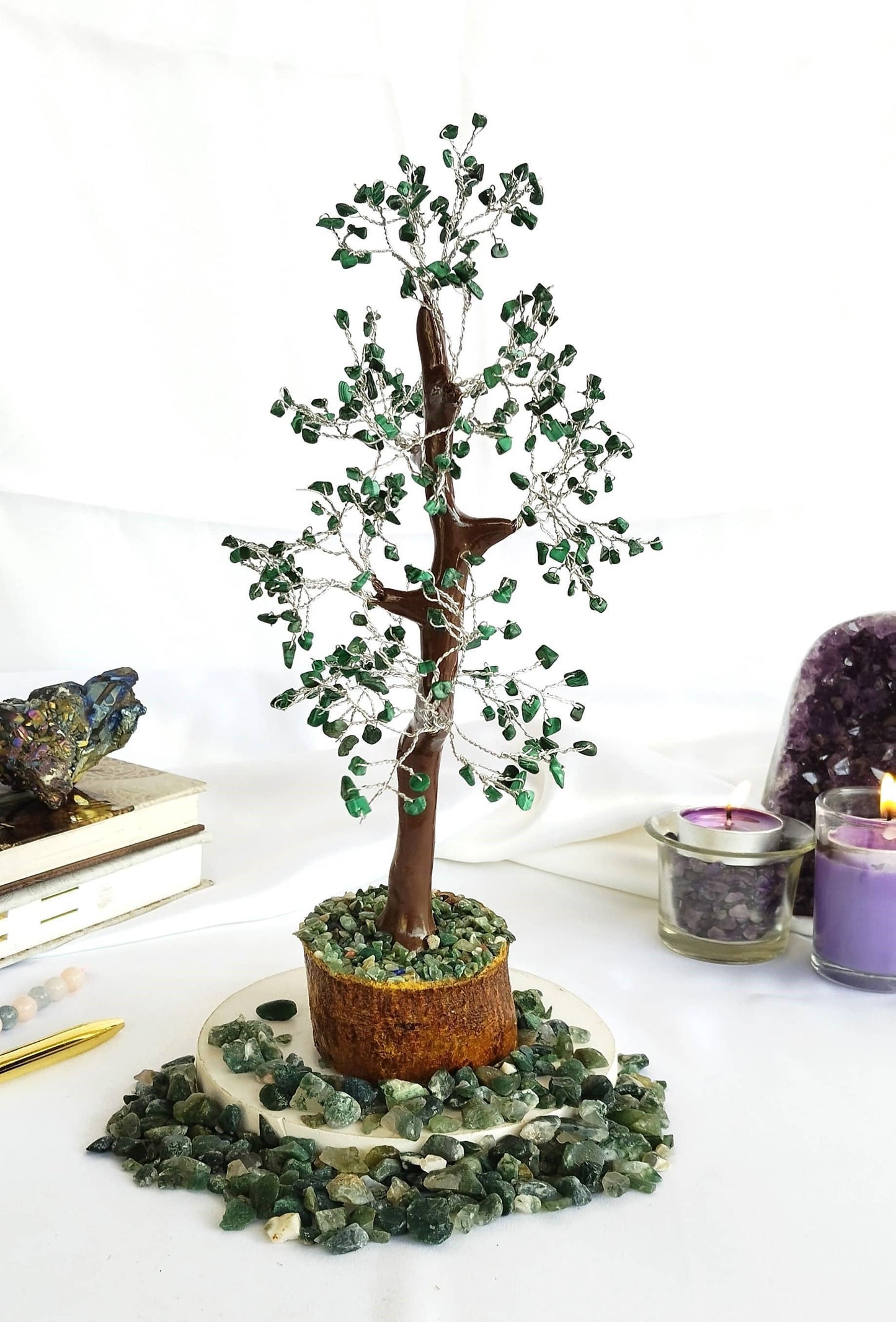 Gemstone Tree | Malachite | Crystal Tree of Life