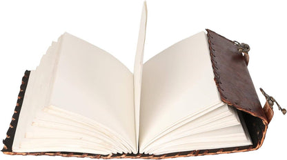 Hocus Pocus Spell Book – Handmade Leather Grimoire with Eye