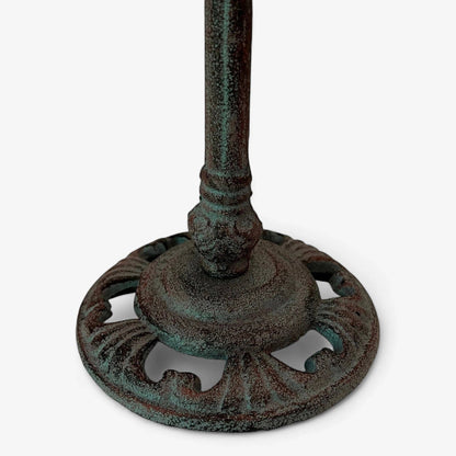 Dragonfly Bird Feeder, Cast Iron Pedestal for Patio or Garden