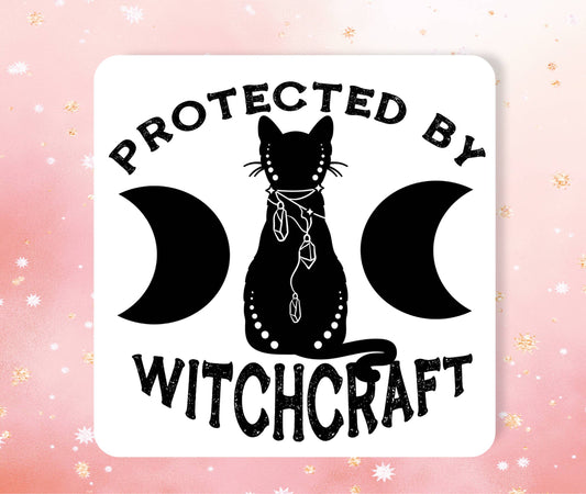Protected by Witchcraft Sticker Metaphysical Intention