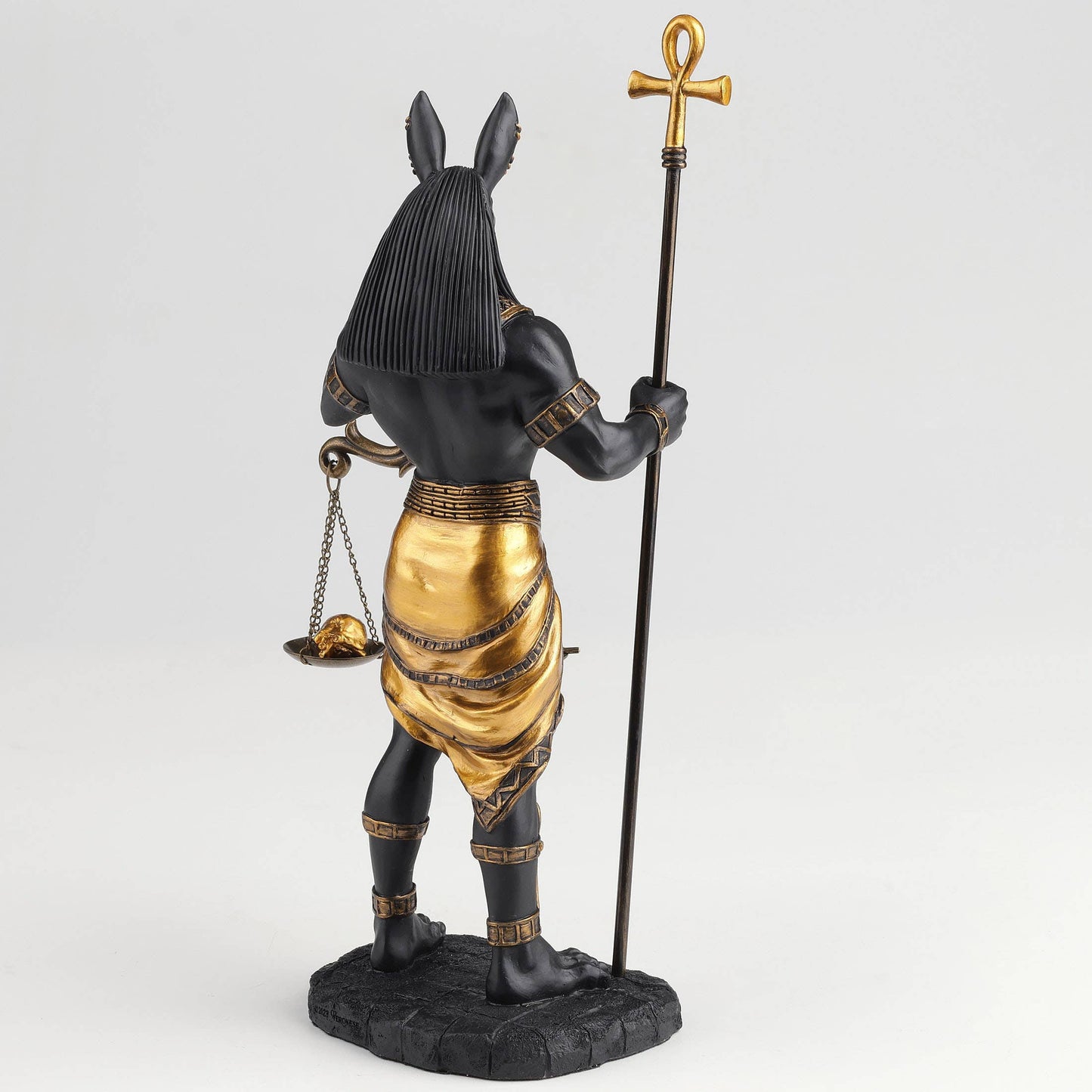 Anubis Holding Ankh and Scale
