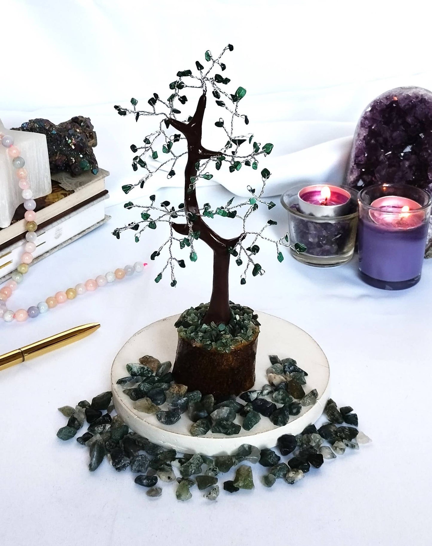 Gemstone Tree | Malachite | Crystal Tree of Life