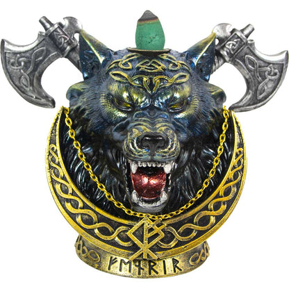 Polyresin Backflow Incense Burner - Fenrir (Each)