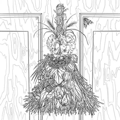 Green Witch's Coloring Book by Arin Murphy-Hiscock
