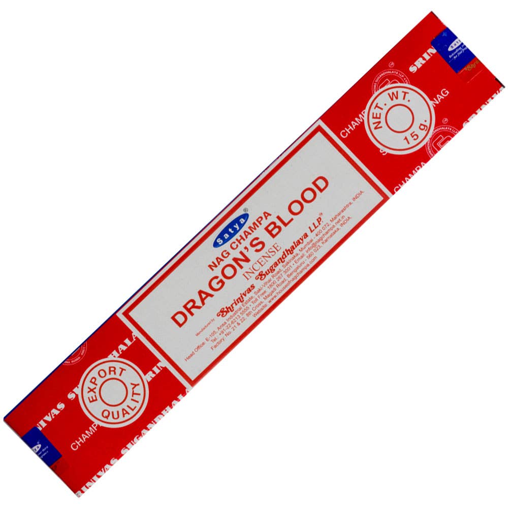 Satya Incense 15 Gr Dragon's Blood * (1 Pack of 12)