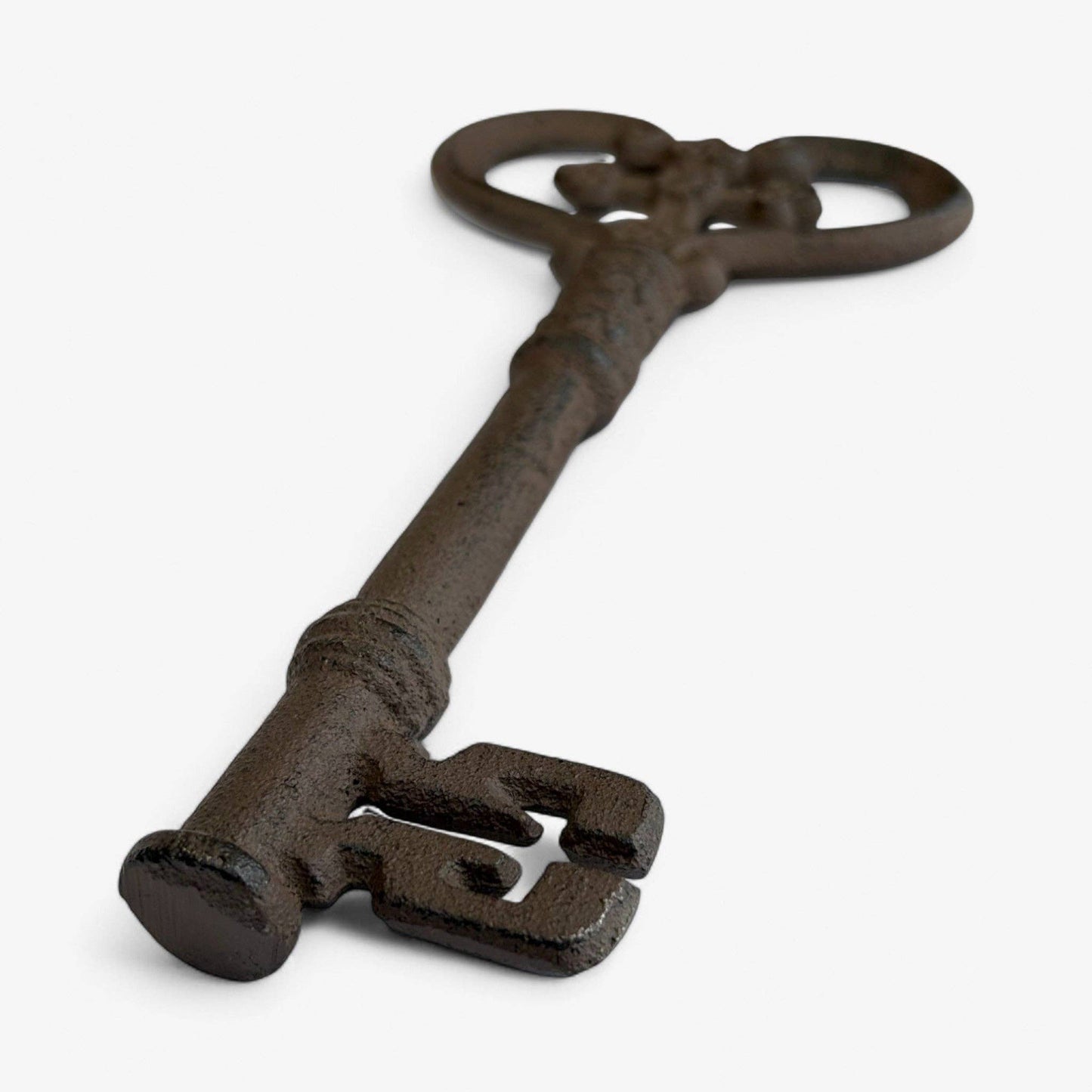 Decorative Skeleton Key, Oversized Cast Iron Wall Hanging, 11"