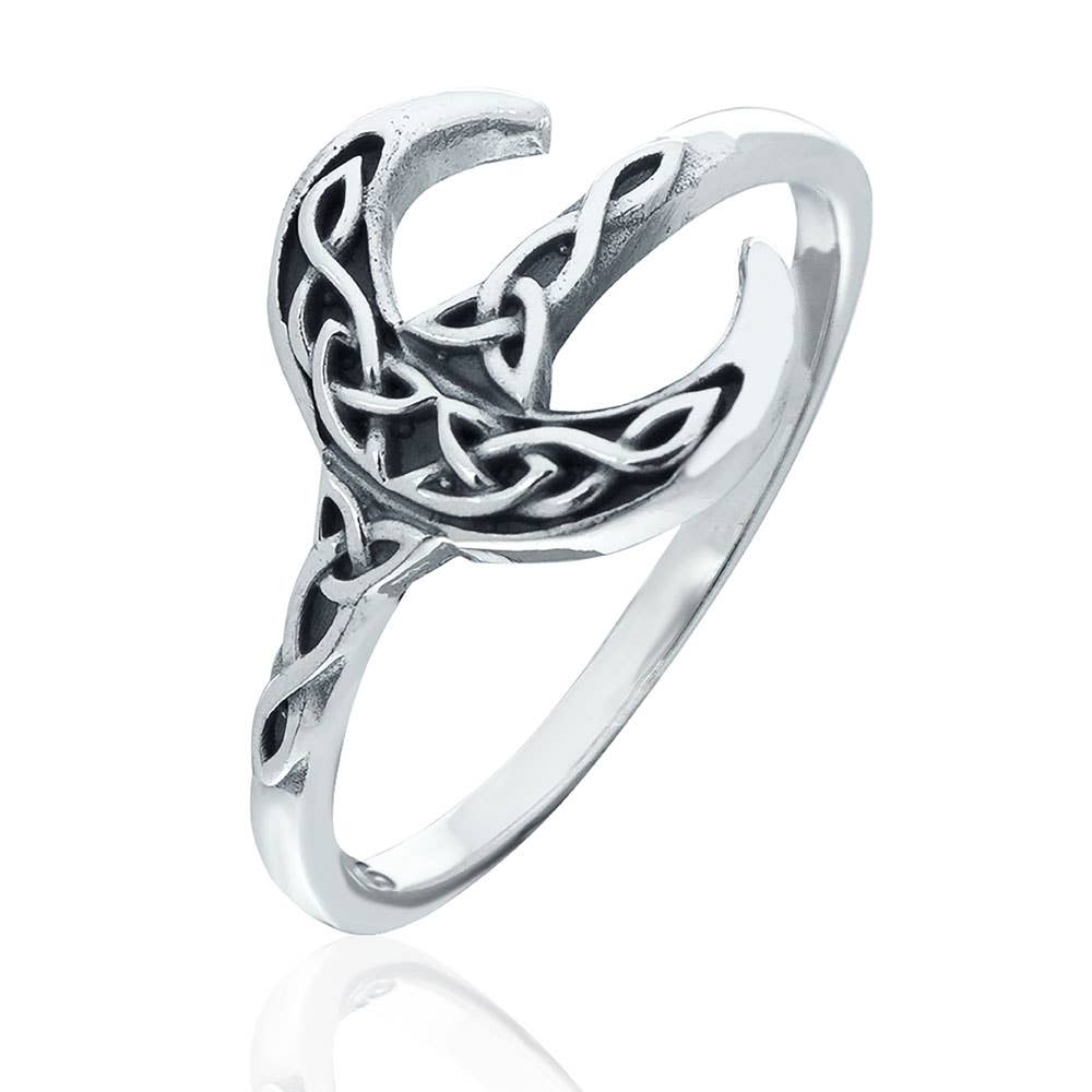 Celtic Night - Moon Ring