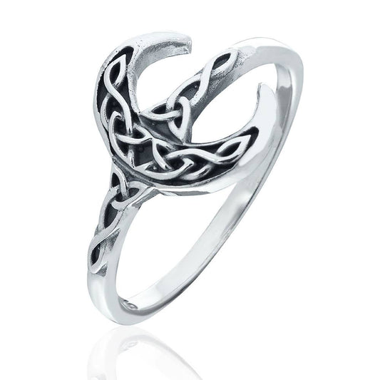 Celtic Night - Moon Ring