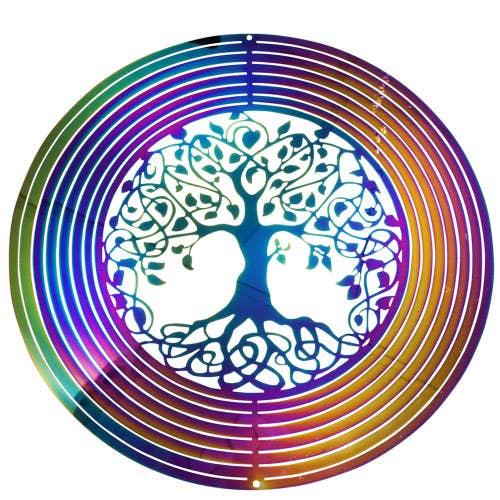 TREE OF LIFE  METAL SPINNER