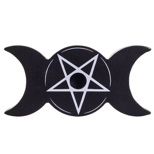 Triple Moon Spell Candleholder