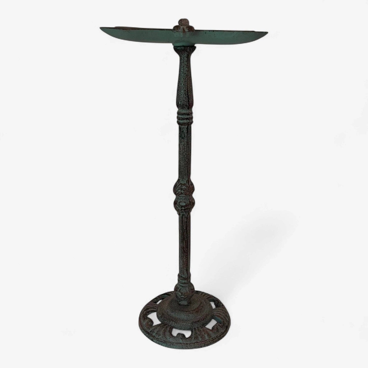 Dragonfly Bird Feeder, Cast Iron Pedestal for Patio or Garden