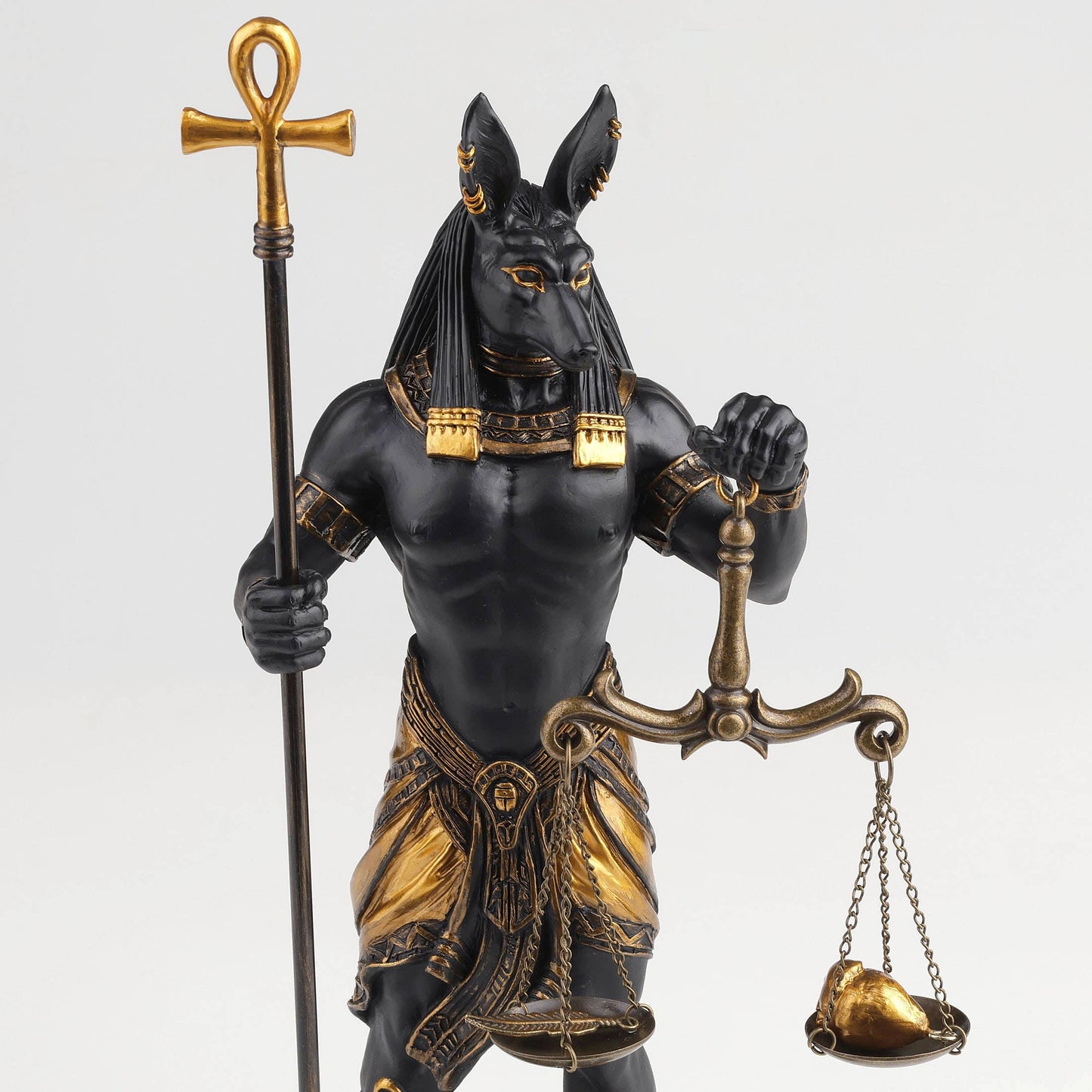 Anubis Holding Ankh and Scale