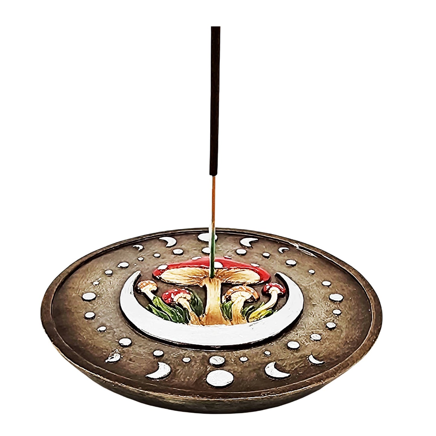 Round Mushroom/Moons Incense Burner