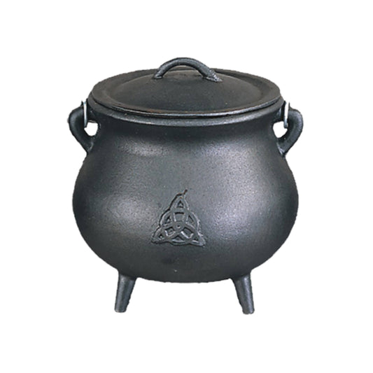Cast Iron Cauldron - Triquetra (7 in.)
