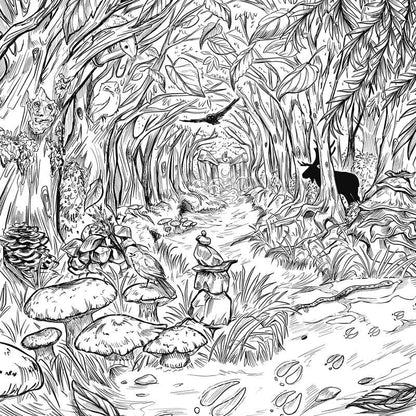 Green Witch's Coloring Book by Arin Murphy-Hiscock