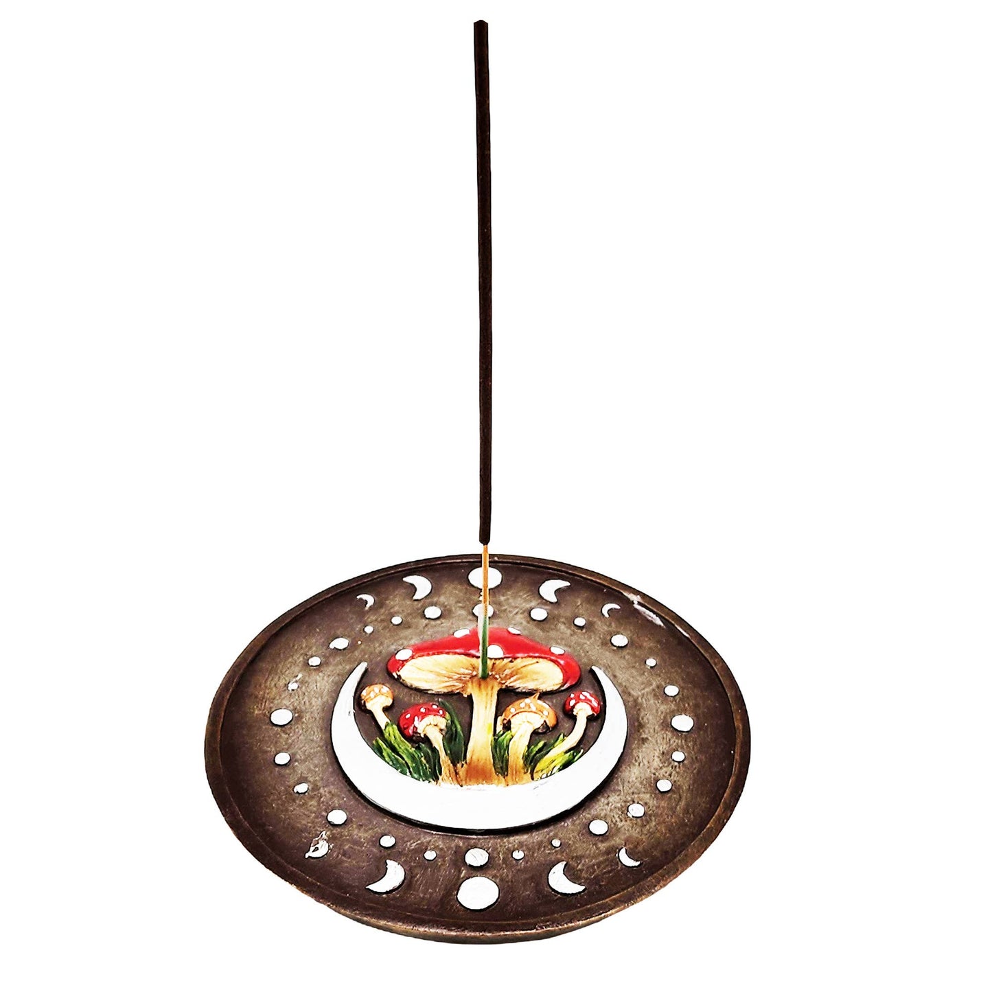 Round Mushroom/Moons Incense Burner