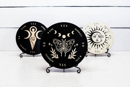 Hands Sun Moon Pendulum Board Metaphysical Intention