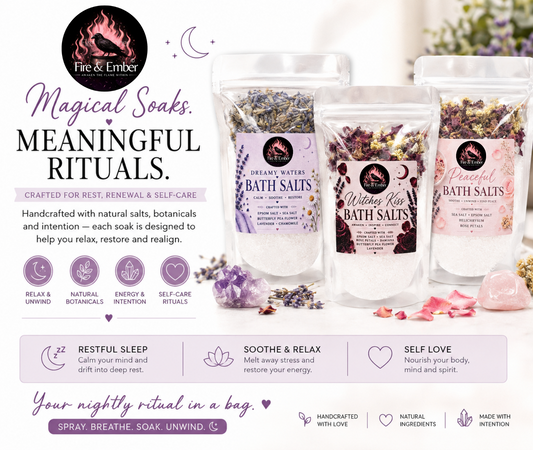 Bath Salts Bulk Size + Essential Oil Scents Skin Softening
