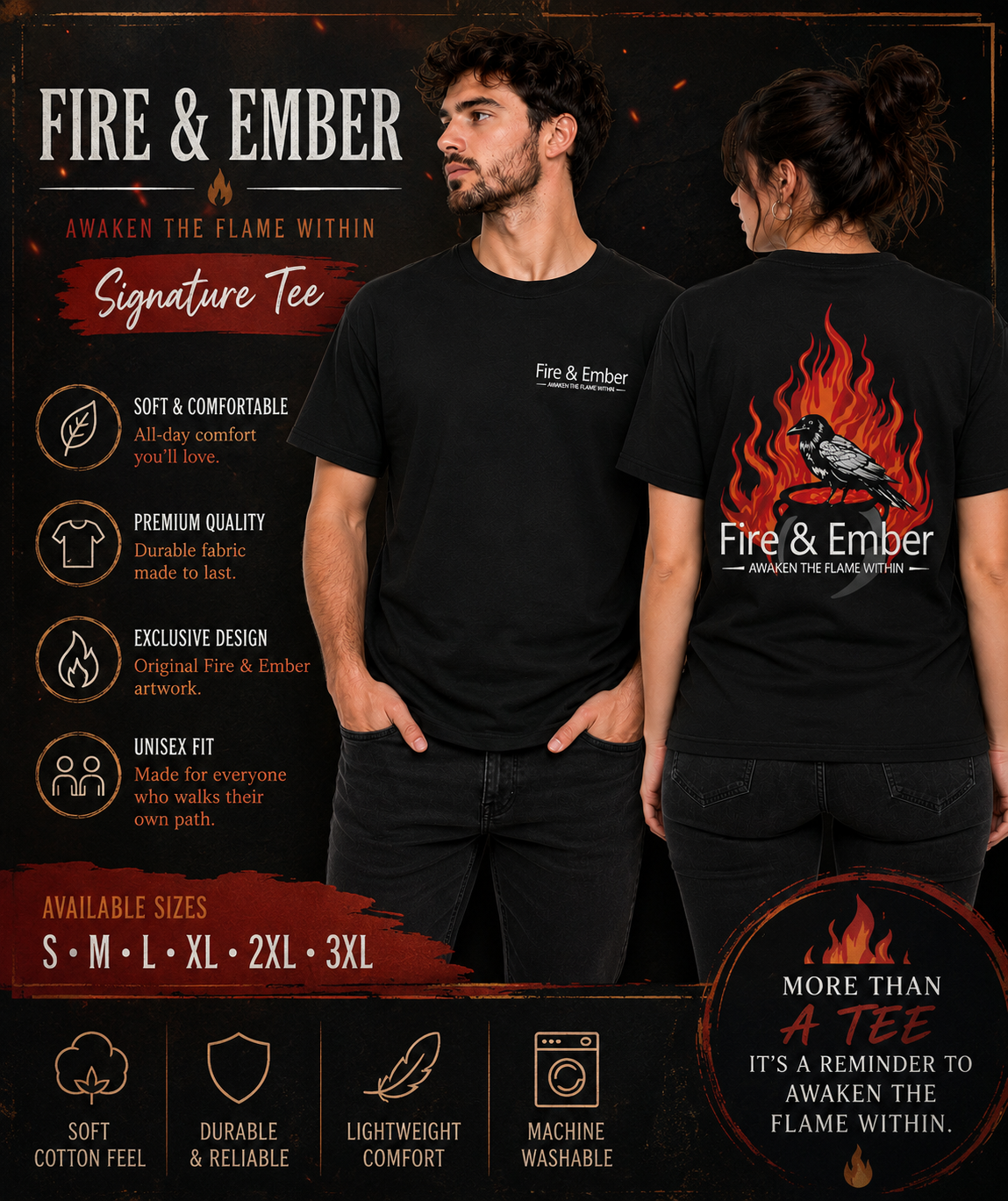 Fire & Ember Signature T-Shirt